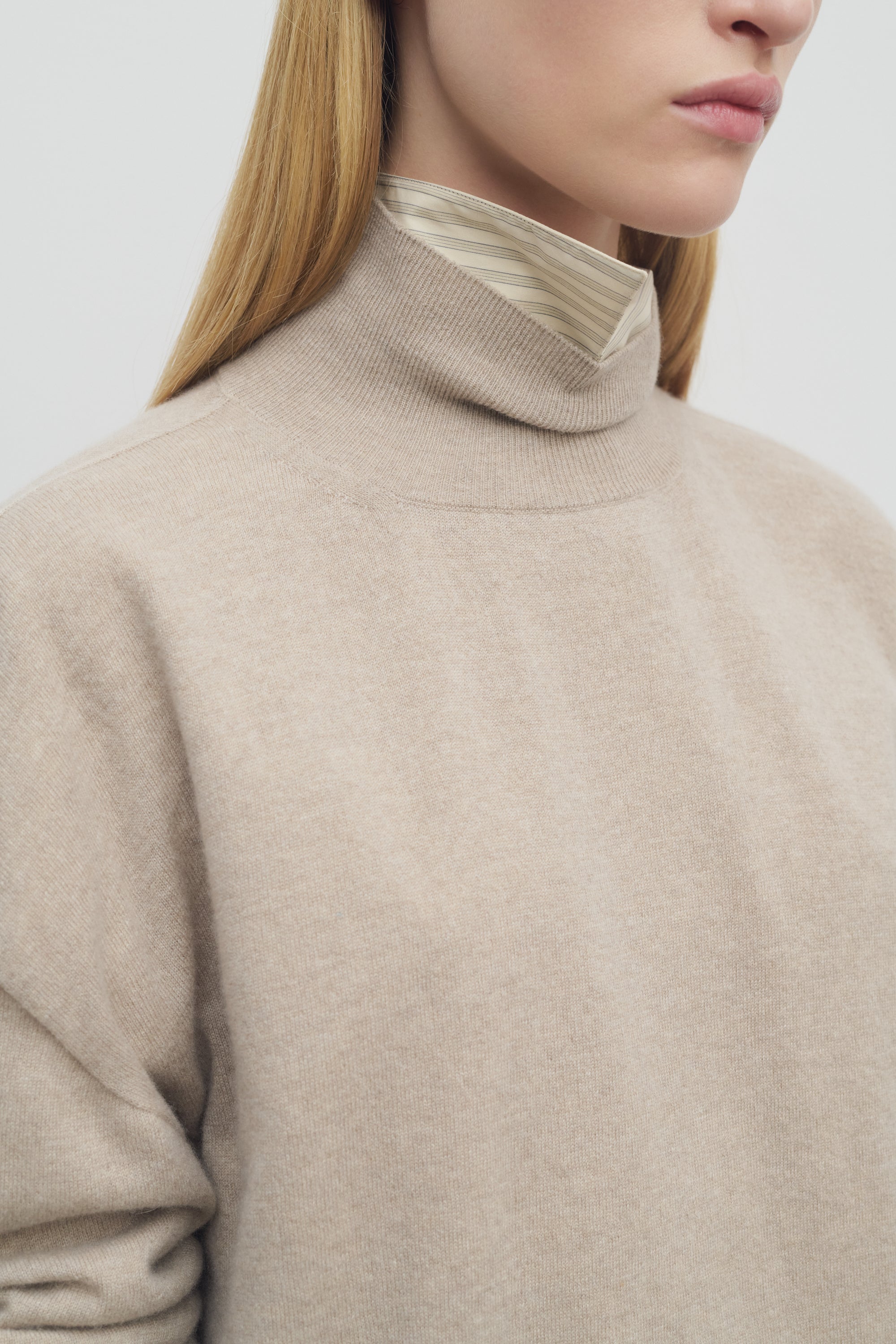 Jabari Sweater in Cashmere、mySite、aoinhome