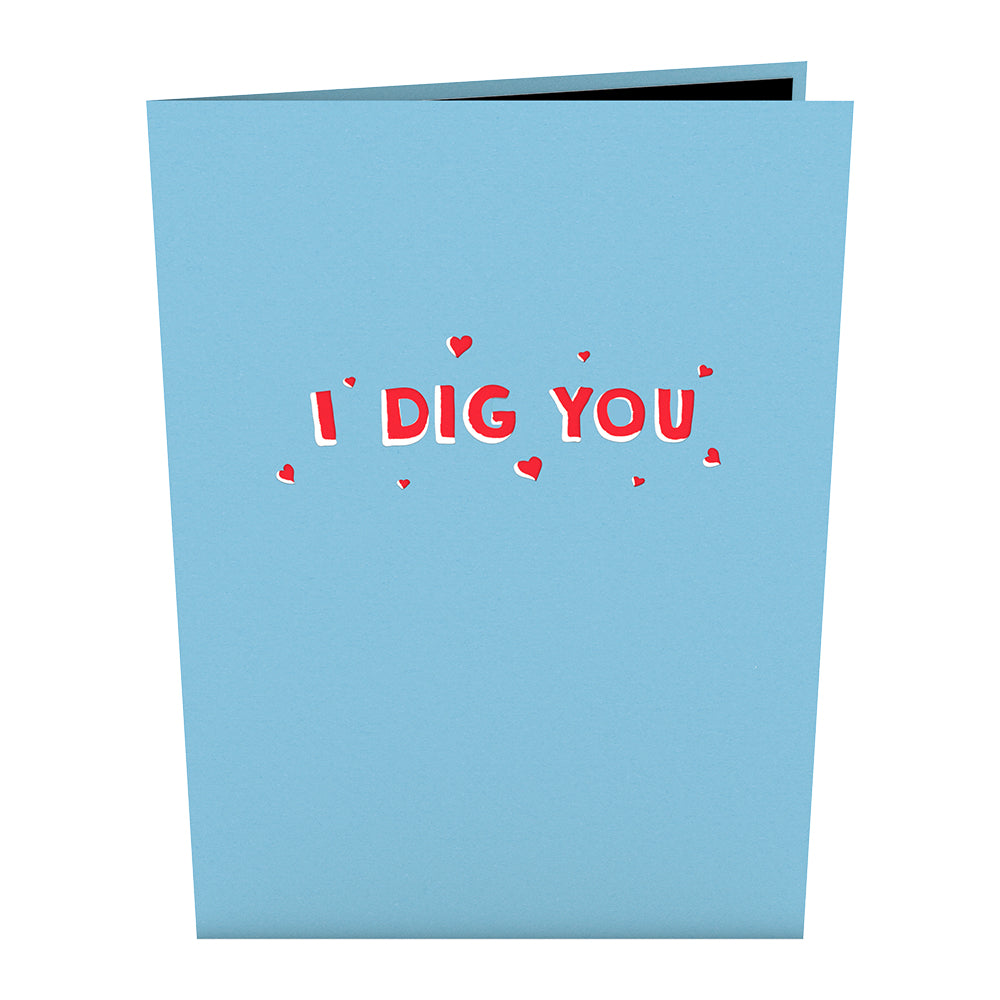 I Dig You Pop-Up Card、mySite、solidvoid