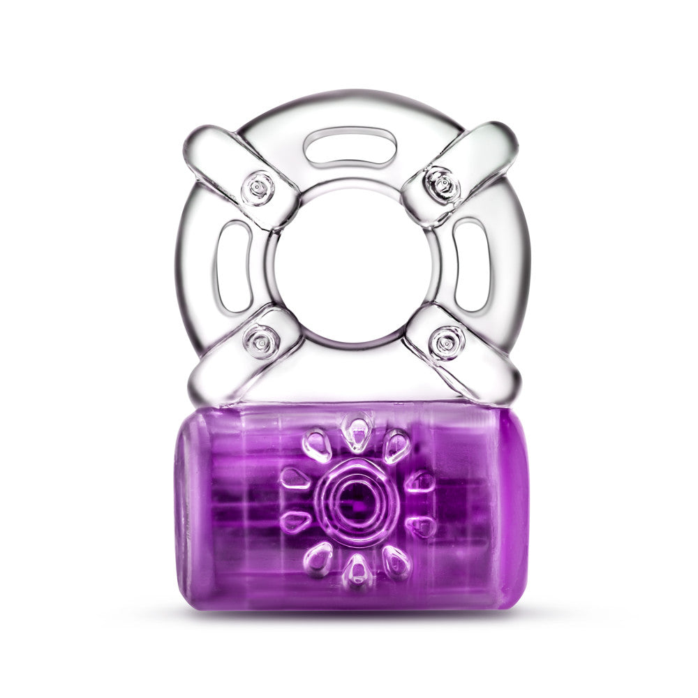 Play With Me By Blush® | Pleaser: Purple Rechargeable Vibrating Penis Ring、mySite、bottomscart