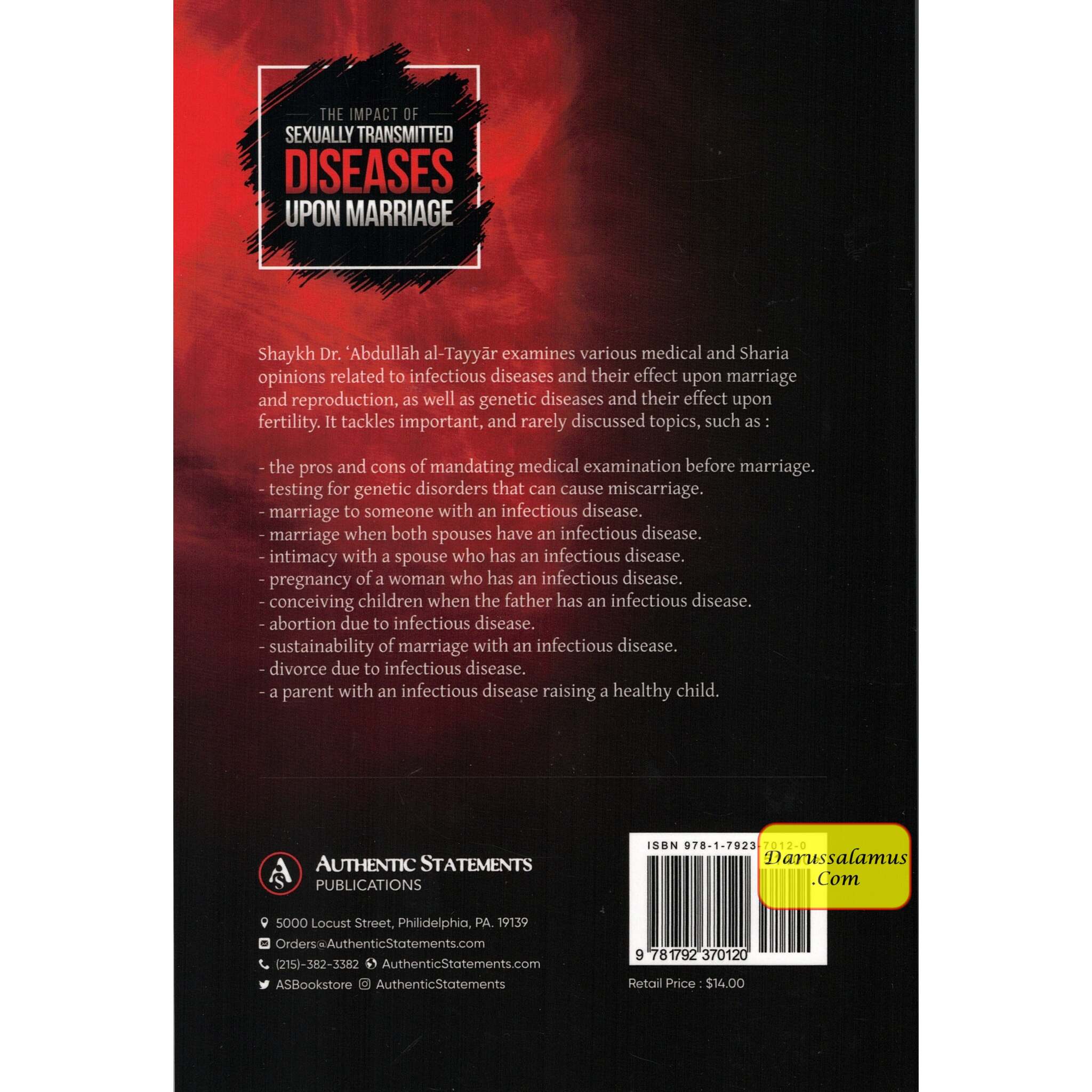 The Impact of Sexually Transmitted Diseases Upon Marriage By Shaykh Dr. Abdullah al-Tayyar、mySite、topwebapps