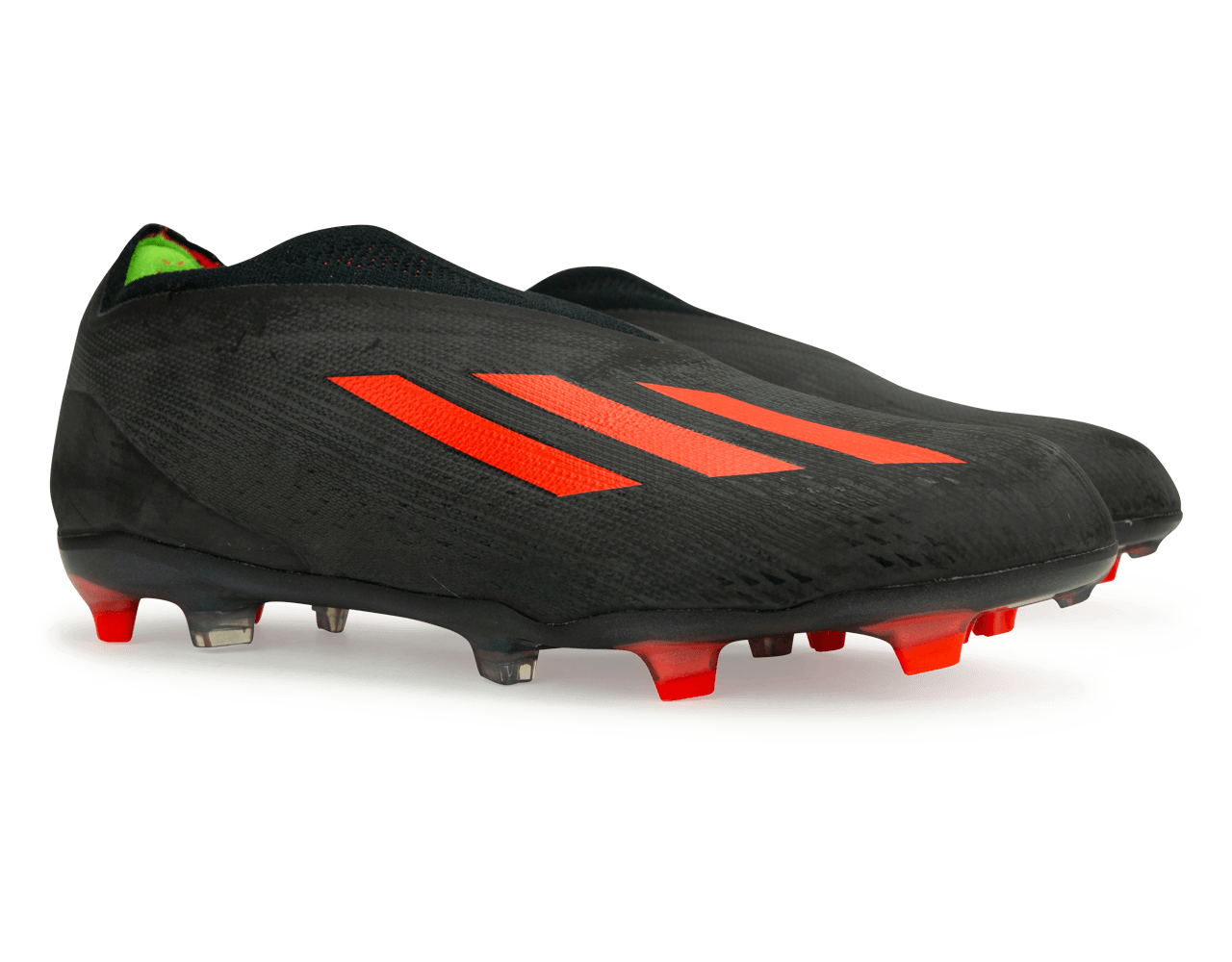 adidas Kids X SpeedPortal+ FG Black/Red/Green、mySite、noshort