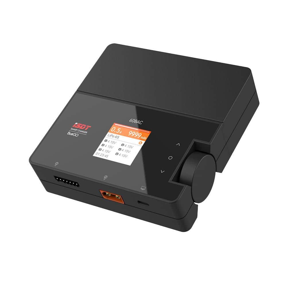  ISDT 608AC 50/200W 8A 1-6S AC/DC Smart Charger w/ Detachable Power Supply、mySite、merchandisen