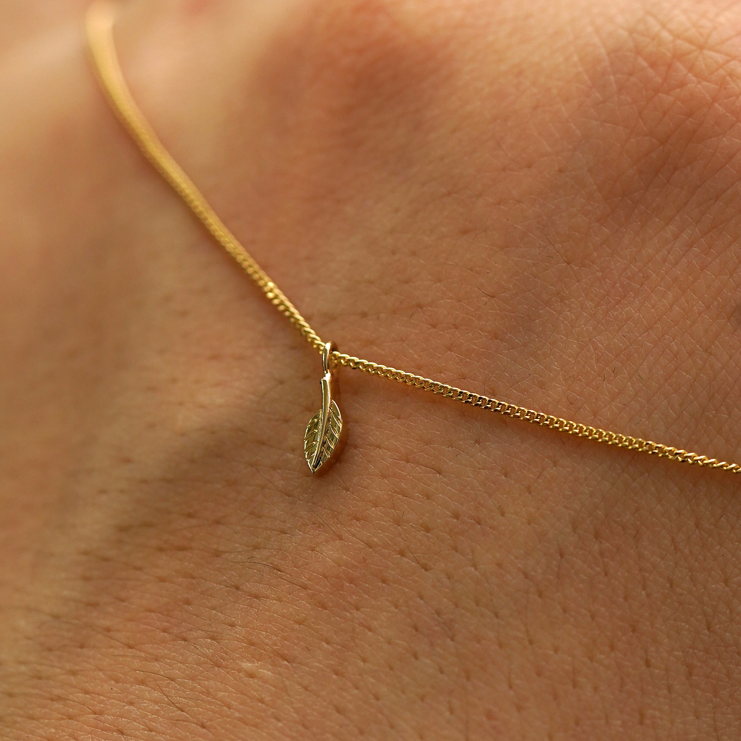 Mini Leaf Necklace、mySite、hinf8tx79