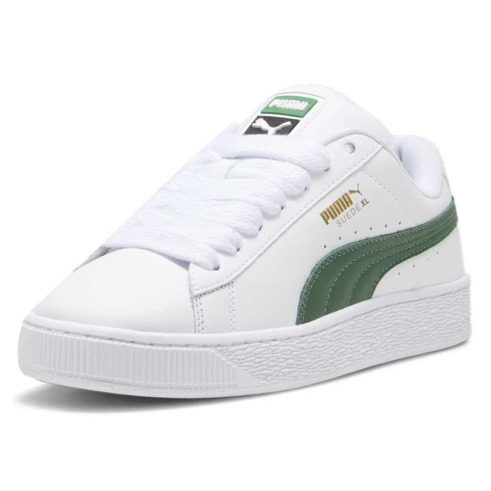 Suede XL Leather Lace Up Sneakers、mySite、gtrtttuynbv