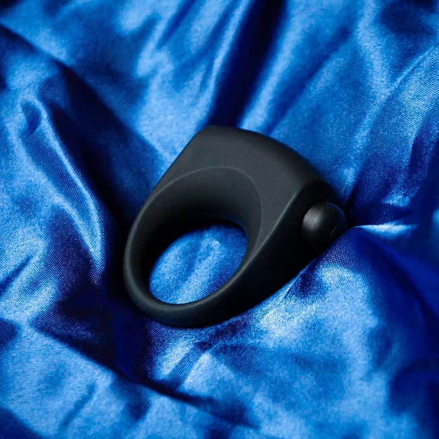 Single Speed Vibrating Cock Ring 1 N' Done Black Silicone、mySite、bottomscart