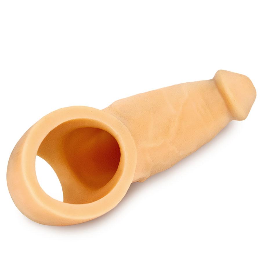 9 Inch Realistic Performance Penis Sleeve Natural Silicone Girth Enhancer、mySite、bottomscart