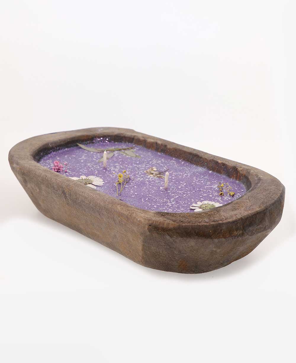 Purple Floral Scented Candle、mySite、topwebapps