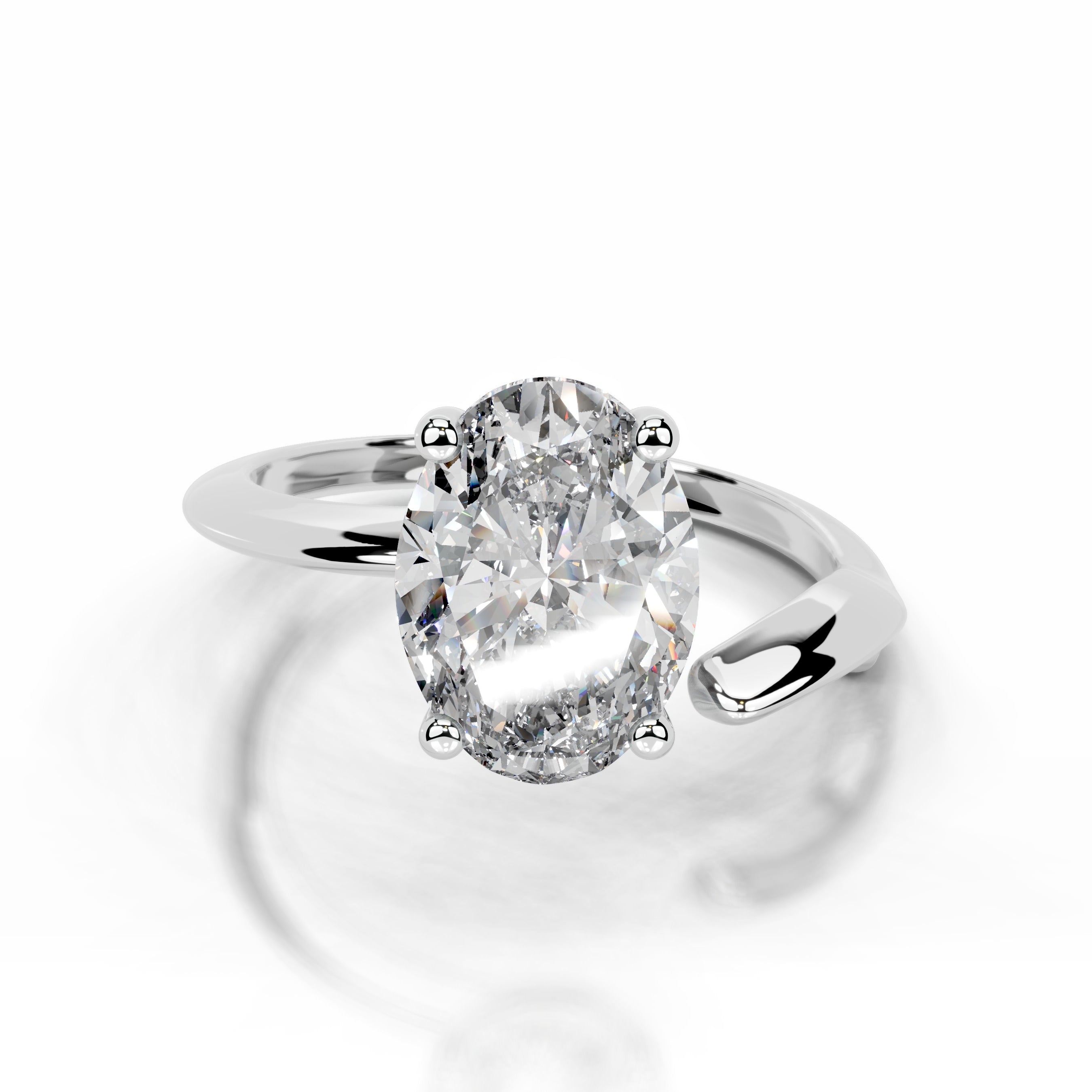 Diamond Delicacy Lab Grown Diamond Ring - 14K White Gold、mySite、hinf8tx79
