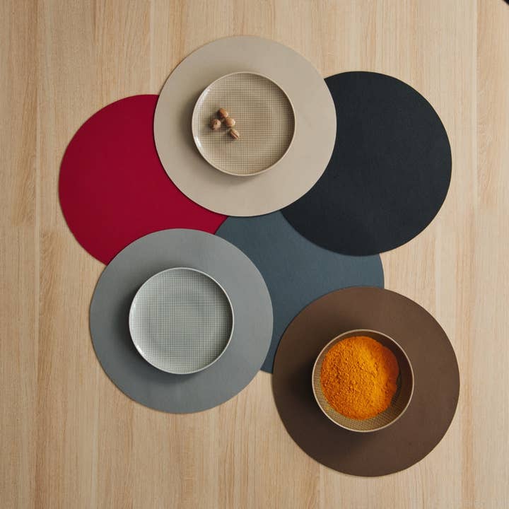  Leather Round Placemats、mySite、elrpsem3k