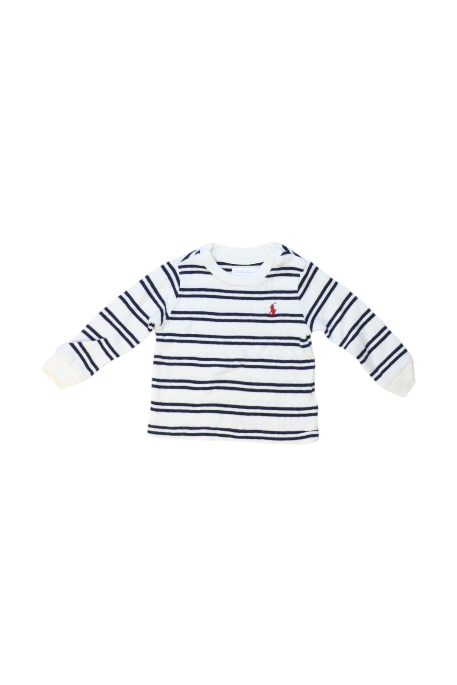 Ralph Lauren Striped Long Sleeve Top, Size 3-6M、mySite、g9winljtr