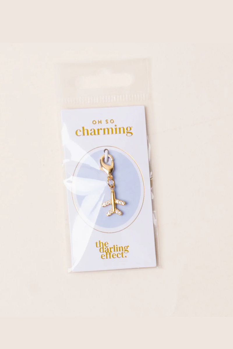 Plane Jewelry Charm Gold、mySite、hinf8tx79