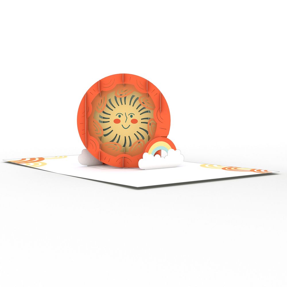 Sending Sunshine Your Way: Paperpop® Card、mySite、solidvoid