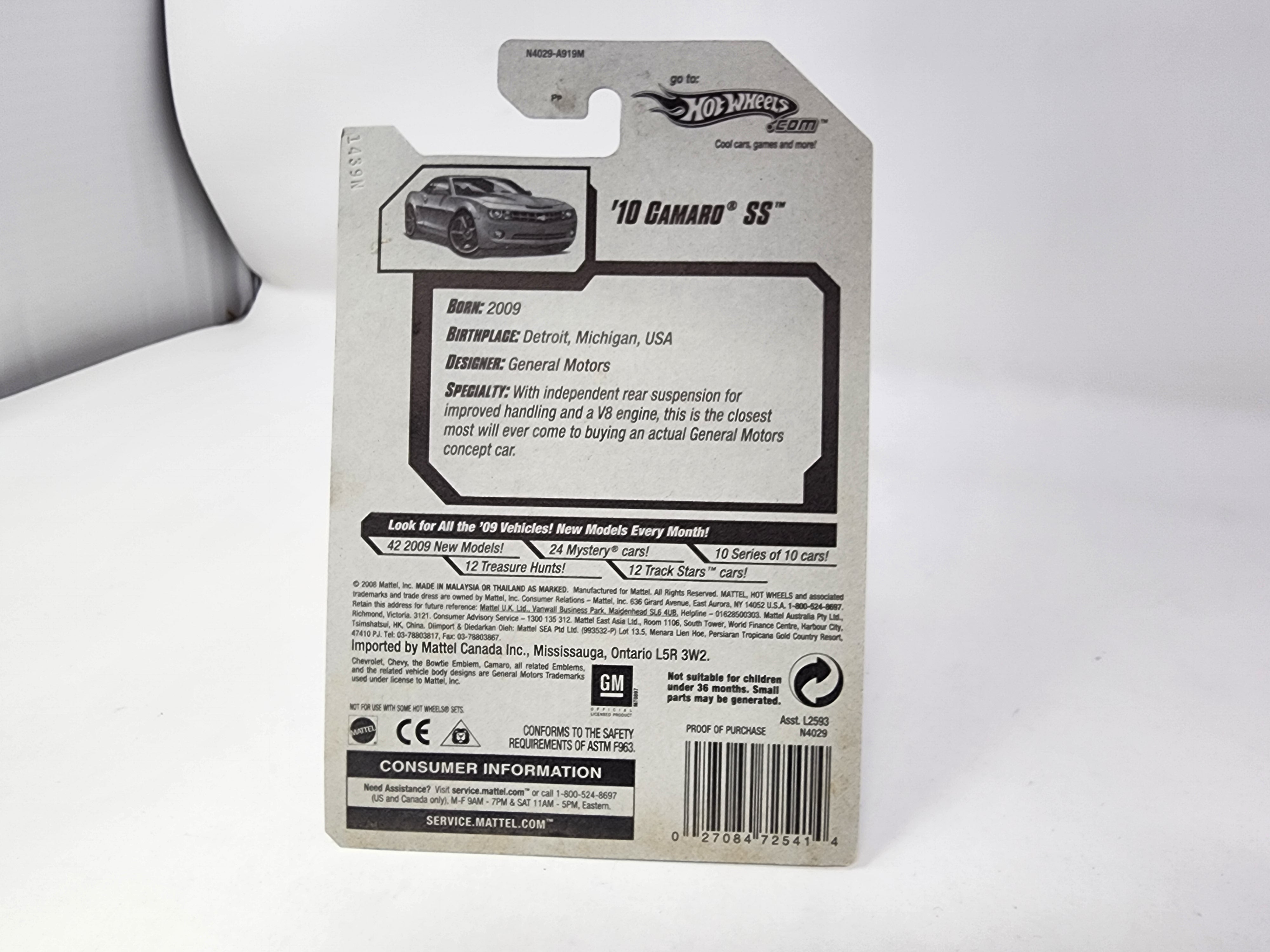 '10 Camaro SS #26 * Orange * Hot Wheels 2009、mySite、hgirdovlk