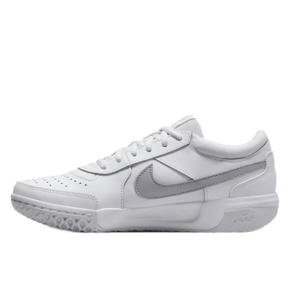 Nike Zoom Court Lite 3 Women's Tennis Shoe (White/Silver)