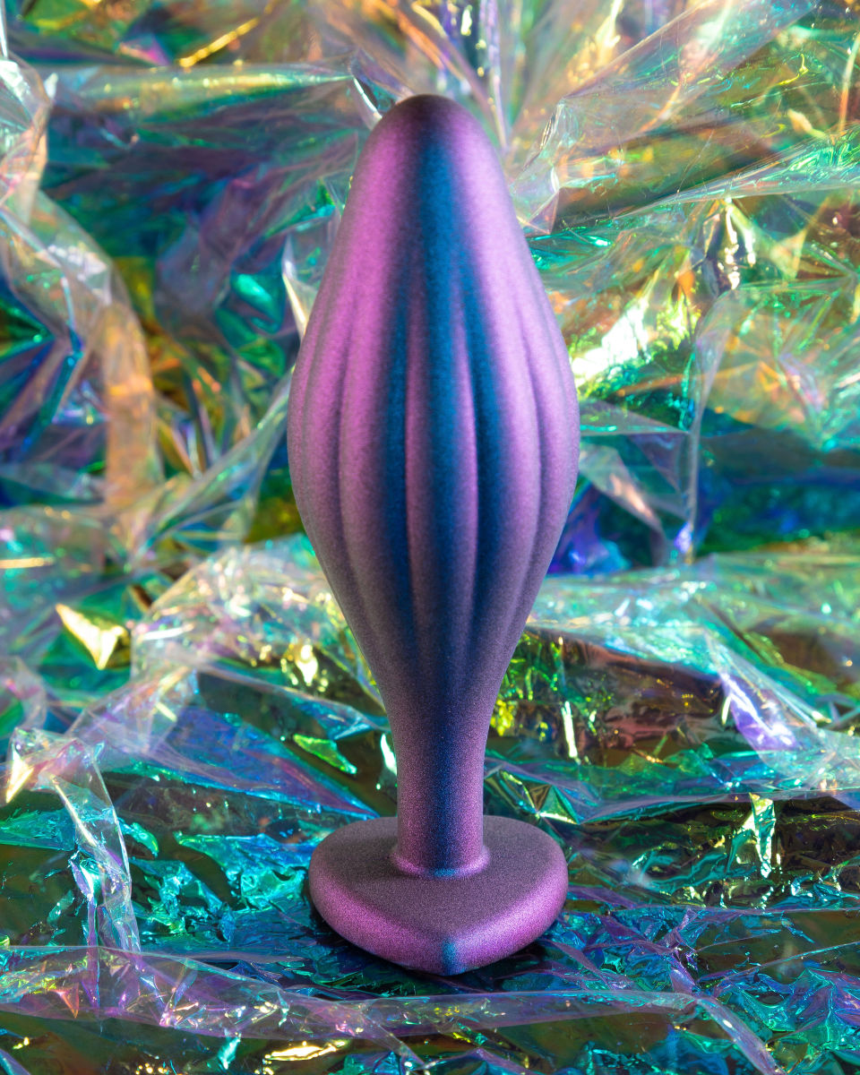 Anal Adventures Matrix By Blush® | Wavy Bling Sapphire 4.5-Inch Anal Plug、mySite、bottomscart