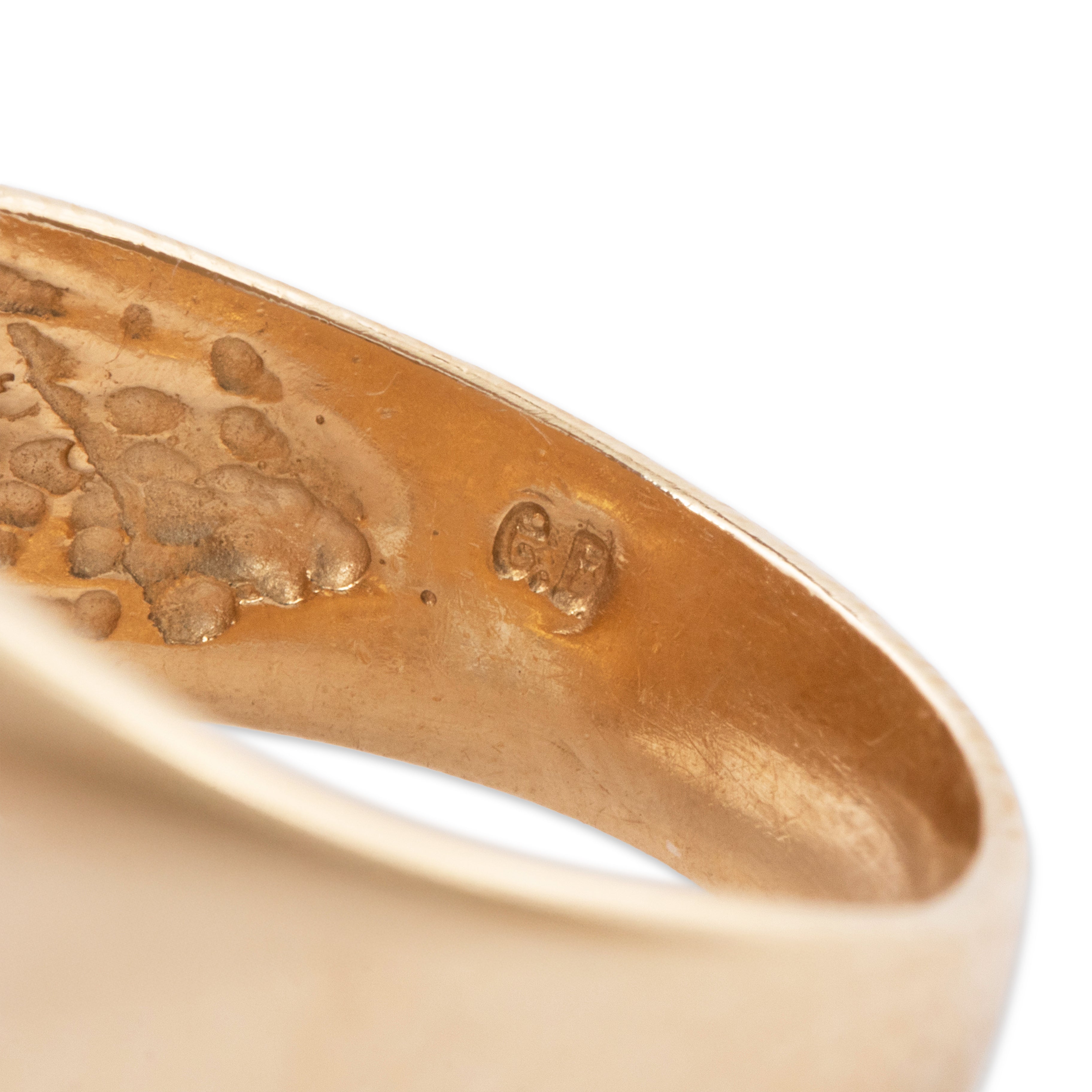 Vintage Heavy 14k Yellow Gold .645cttw Diamond Stoplight Brilliance Ring 5.75、mySite、hinf8tx79