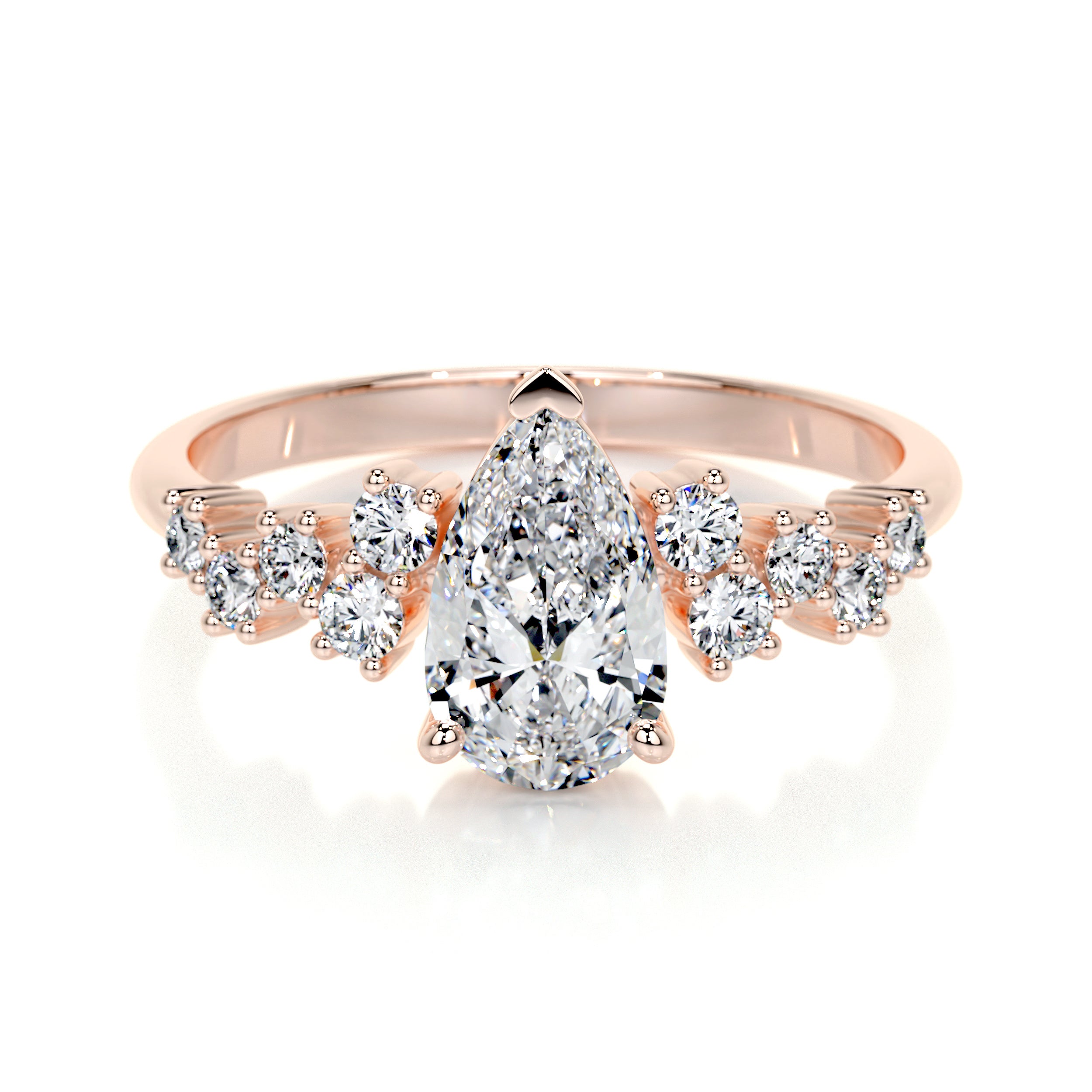 Mabel Lab Grown Diamond Ring -14K Rose Gold、mySite、hinf8tx79