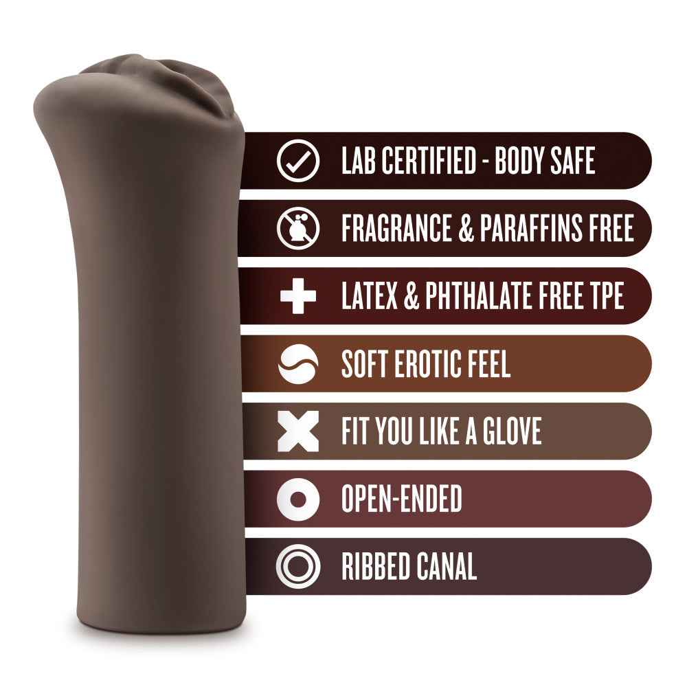 Hot Chocolate By Blush® | Nicole's Kitty Realistic Chocolate Body Part Vagina Masturbator、mySite、bottomscart