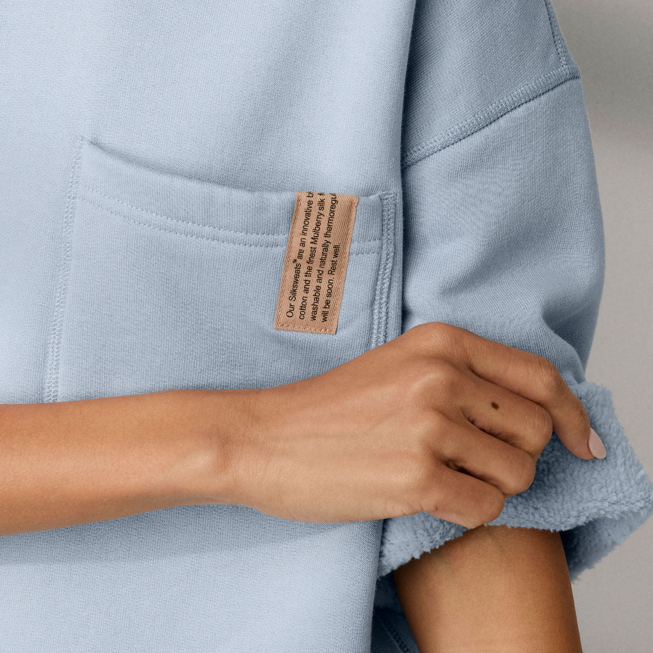 Silksweats™ Midweight Reversible Cropped Sleeve Sweatshirt、mySite、bengalsvssteelers