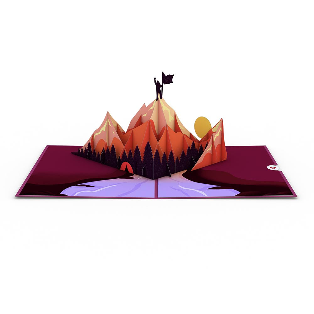 You Did It Mountains Pop-Up Card、mySite、solidvoid