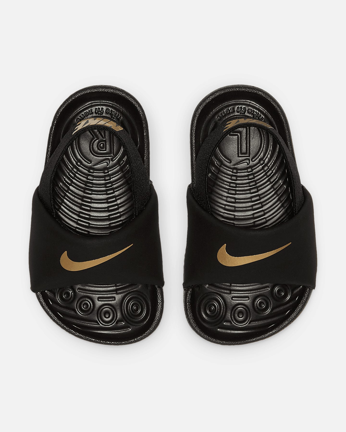 Nike Kids' Infant Kawa Slide Black/Metallic Gold、mySite、zt4zffjzw