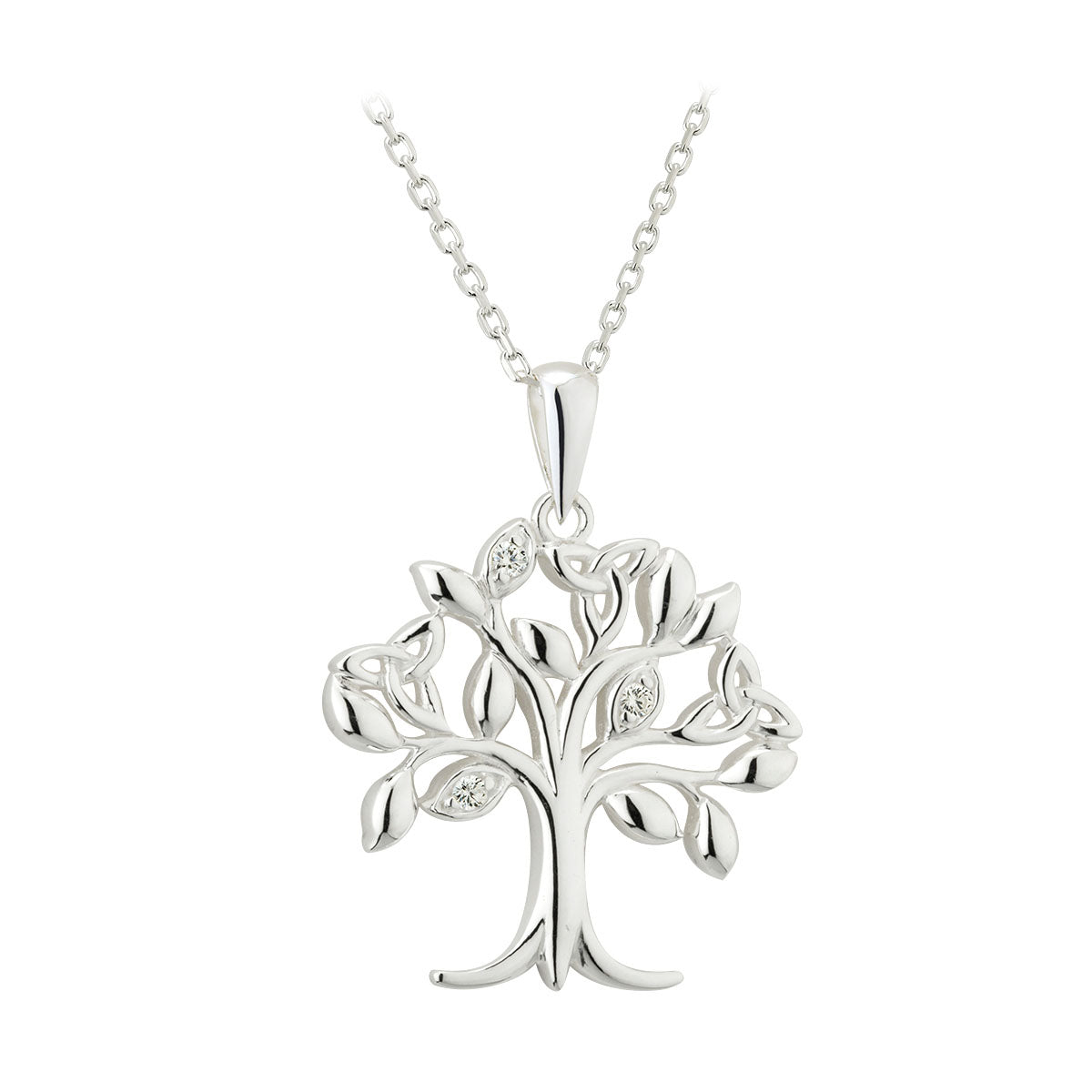  Sterling Silver Tree Of Life Necklace