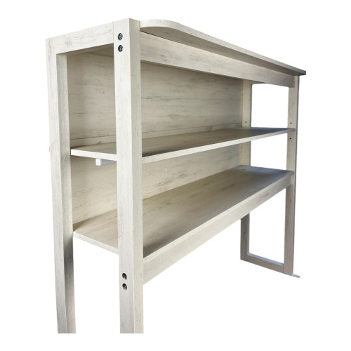  31.5" White and Black color 5-Tier Bakers Rack for Kitchen with Storage, Coffee Bar, Kitchen Shelves, Microwave Stand、、yumabirdnaturehistoryfestival