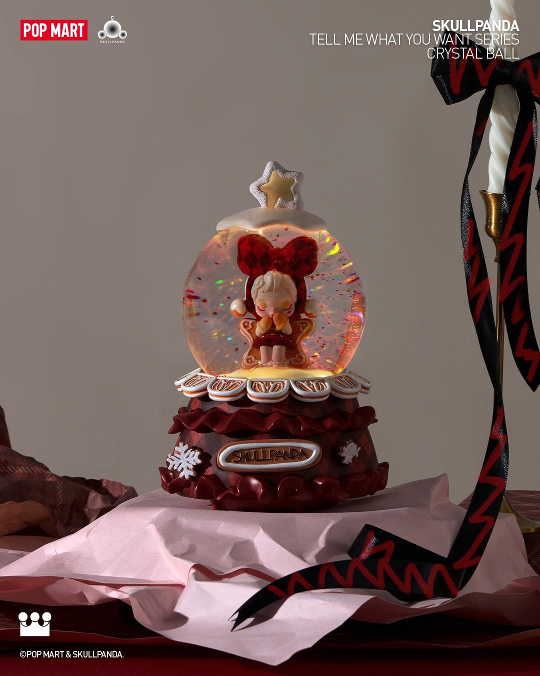  POP MART SKULLPANDA Tell Me What You Want Series-Crystal Ball、mySite、greenlandpopulation