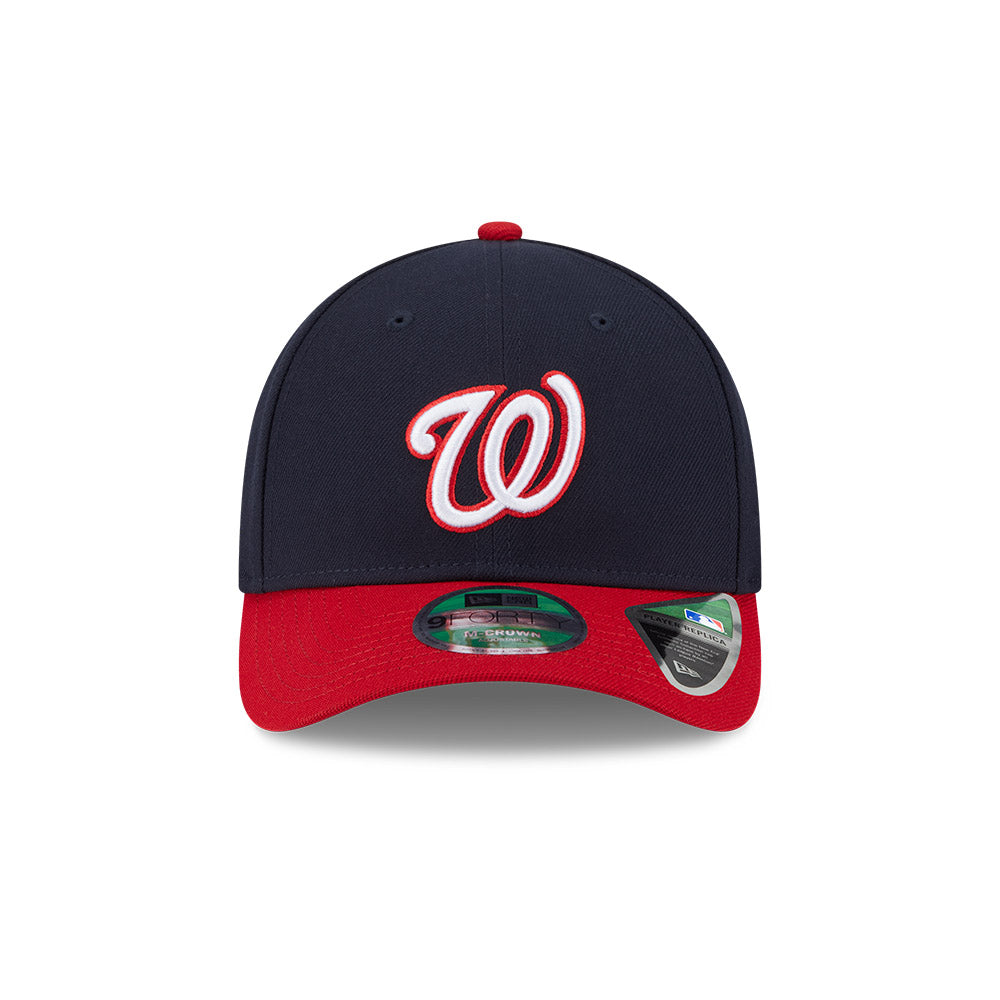 Washington Nationals New Era Navy/Red 9FORTY Alternate M-Crown Player Replica Adjustable Hat、mySite、vikingsvslions