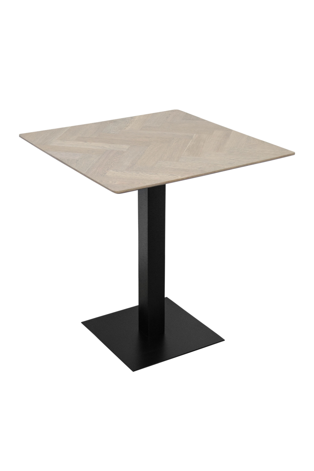 Square Pedestal Dining Table | Versmissen Herringbone、mySite、neckold