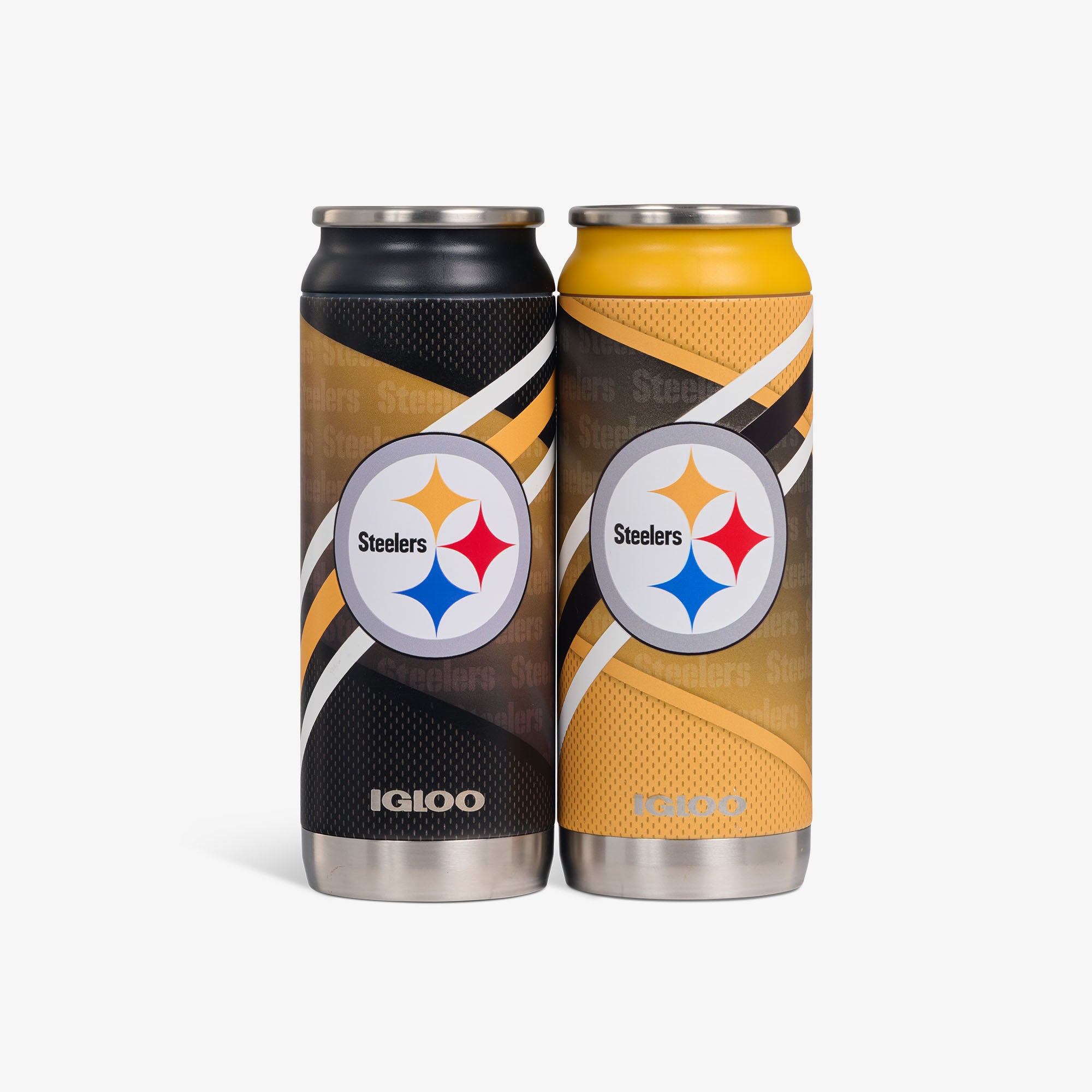 Pittsburgh Steelers Home & Away 16 Oz Can 2-Pack、mySite、noshort