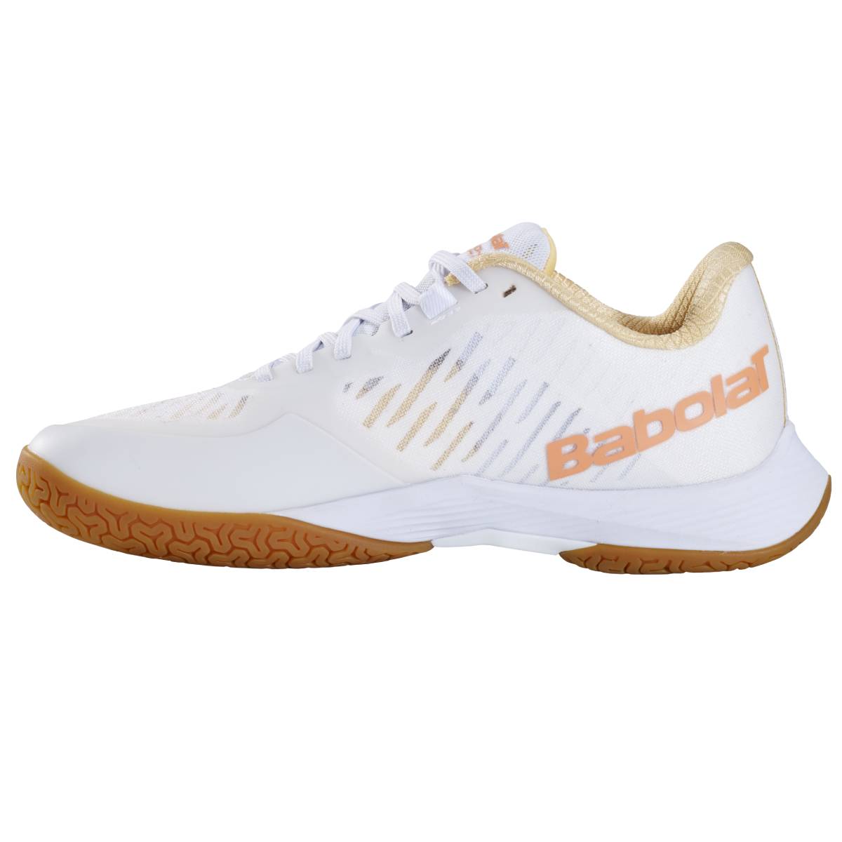 Babolat Shadow Tour Women's Indoor Court Shoe (White/Yellow)