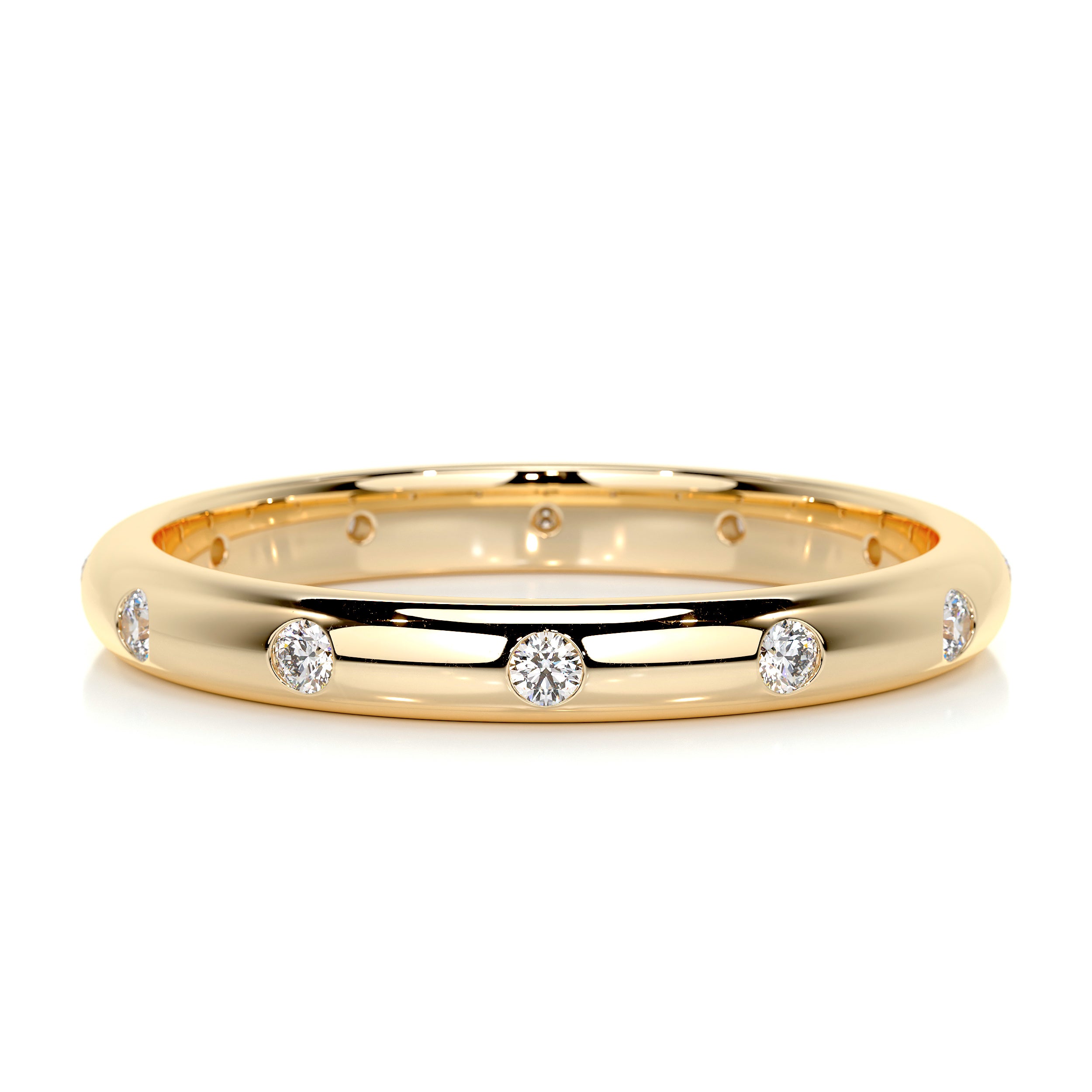 Jenni Men's Diamond Wedding Band (0.20 Carat) -18K Yellow Gold、mySite、hinf8tx79