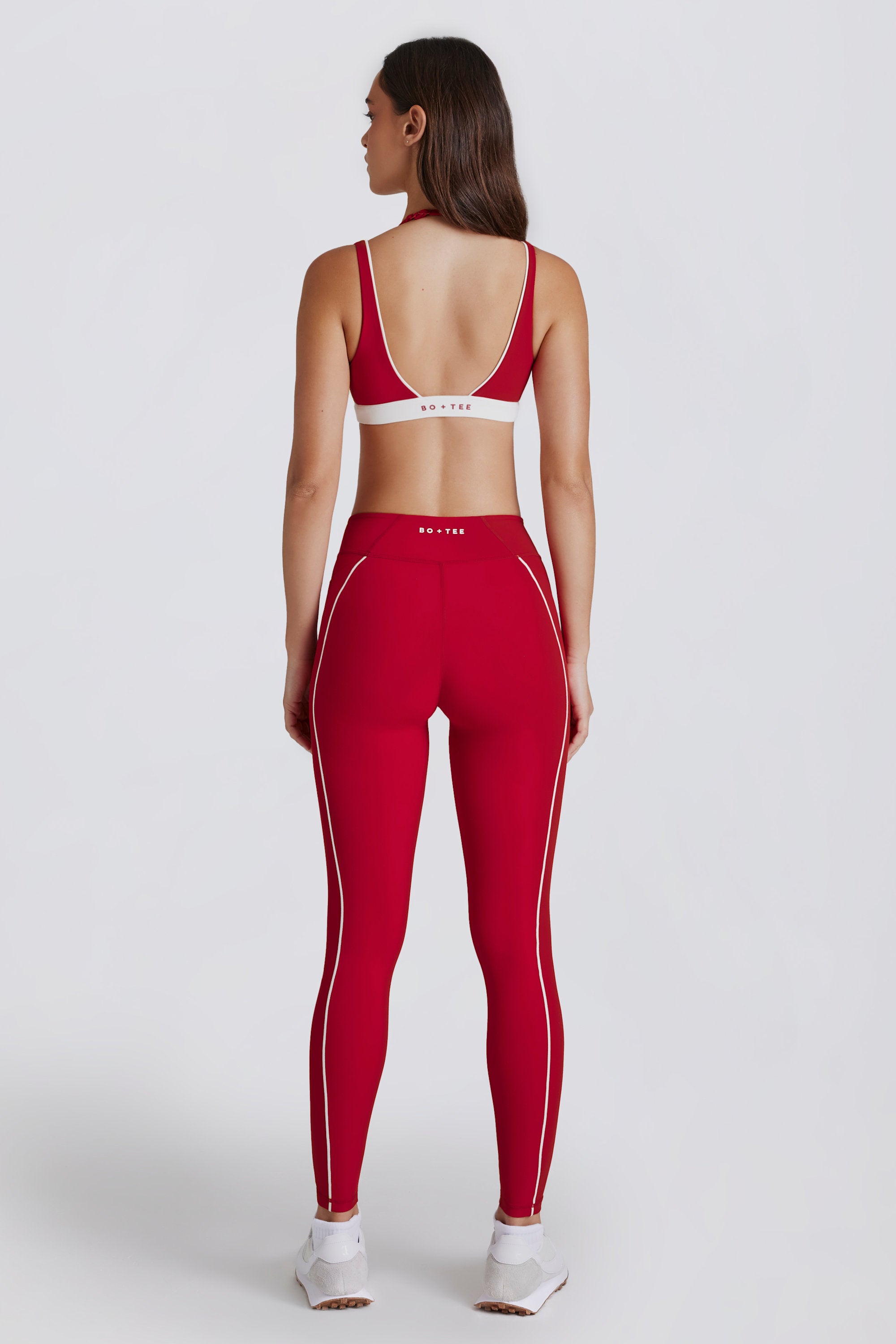  Soft Active Contrast Leggings in Dark Red、mySite、sugarbowlscore