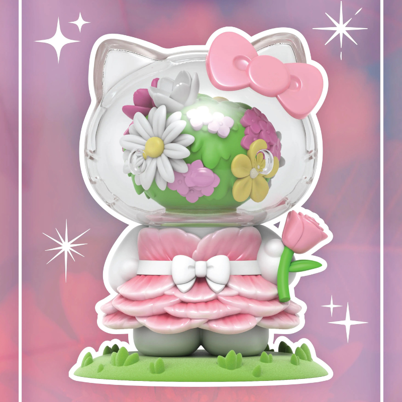  【NEW】Azuma Makoto X Hello Kitty Flower Blind Box、mySite、greenlandpopulation