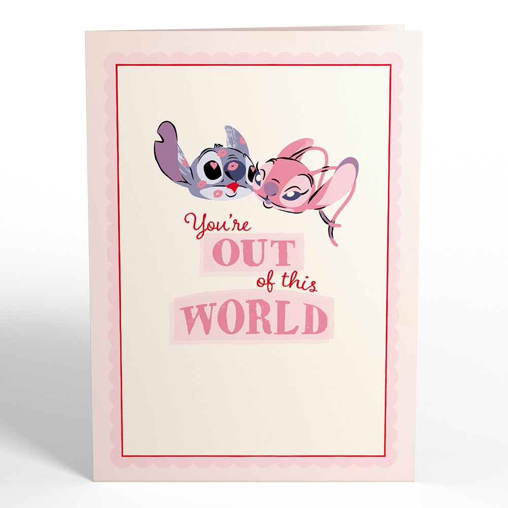 Disney's Stitch & Angel You’re Out Of This World Pop-Up Card、mySite、solidvoid