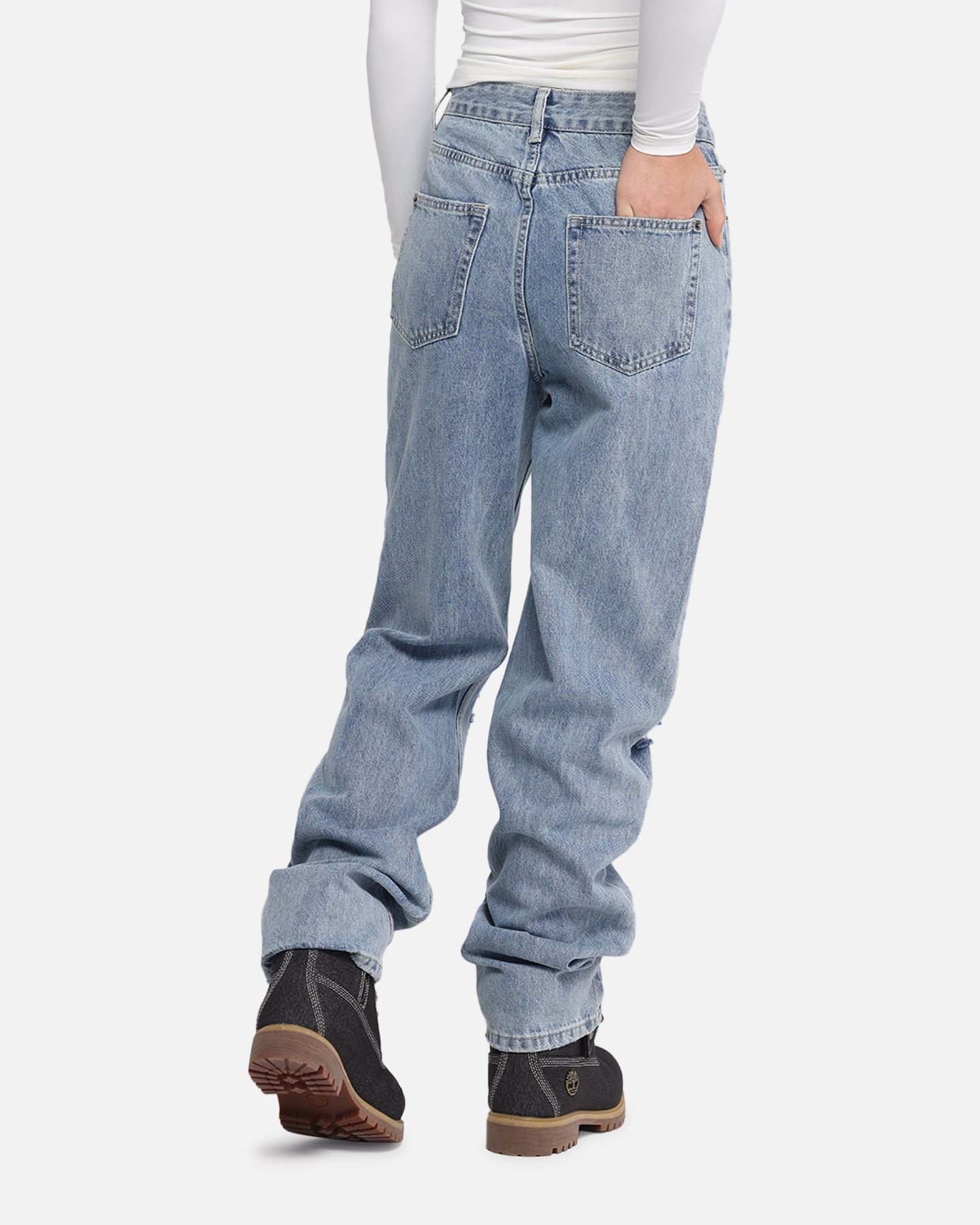 XXIII Women's Straight Leg Jeans Blue Denim、mySite、zt4zffjzw