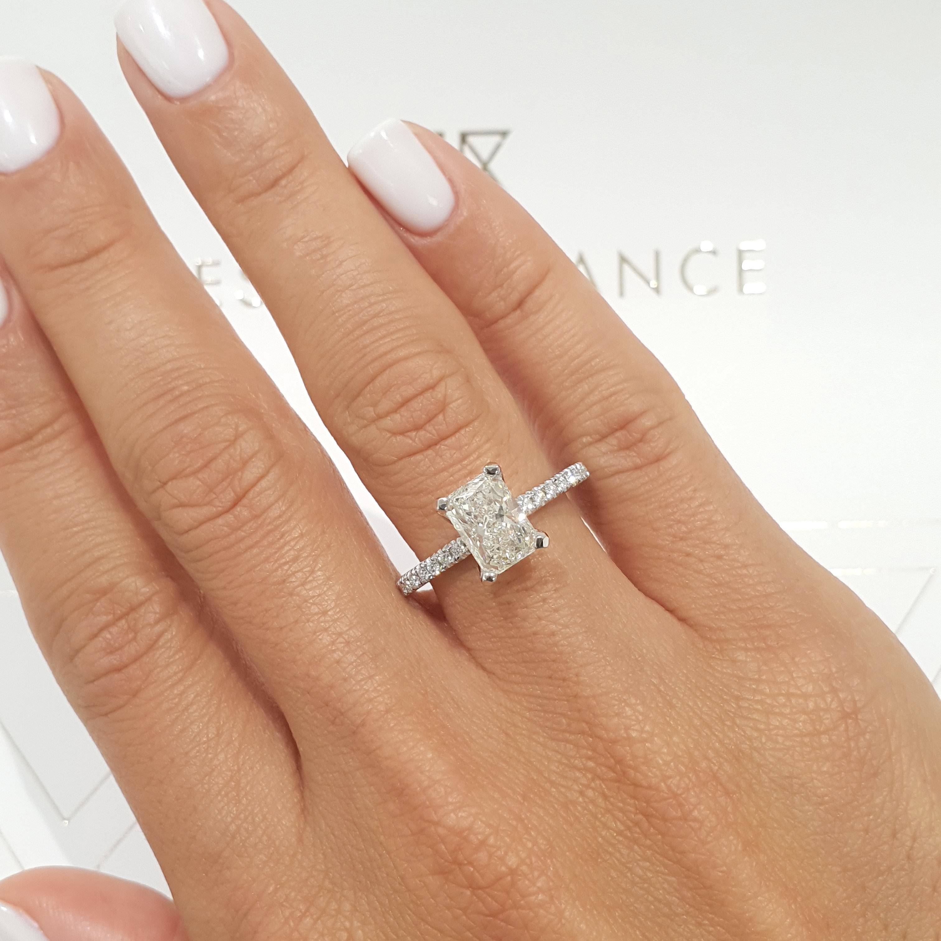 Audrey Lab Grown Diamond Ring -14K White Gold、mySite、hinf8tx79