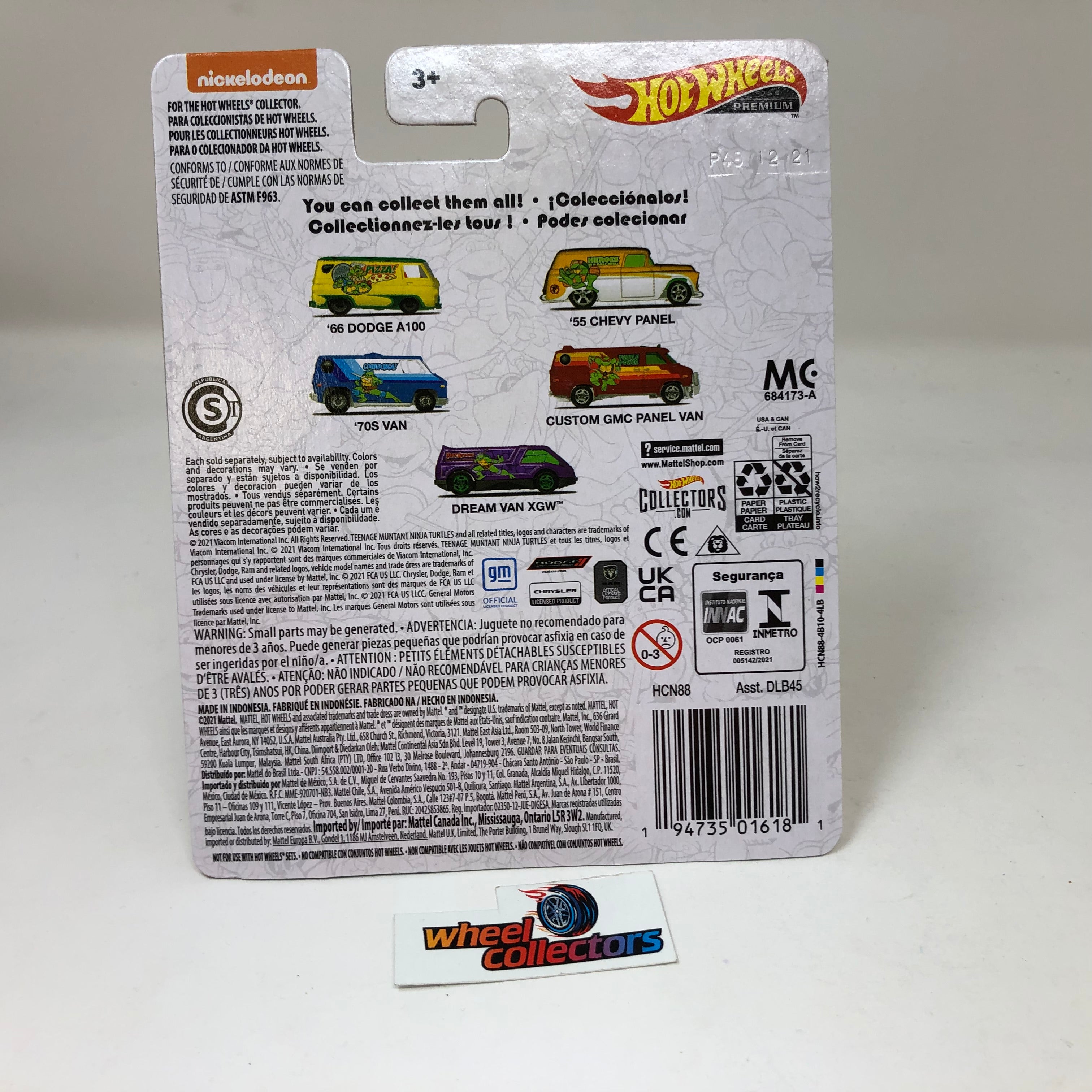 '55 Chevy Panel * 2022 Hot Wheels Pop Culture Teenage Mutant Ninja Turtles、mySite、hgirdovlk