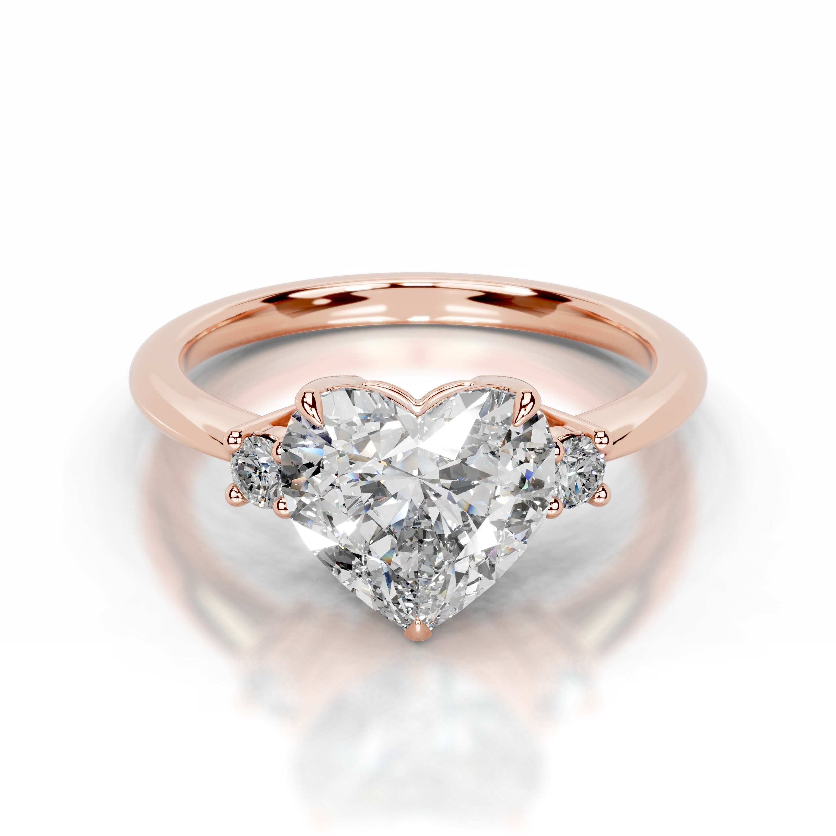 Dalila Lab Grown Diamond Ring - 14K Rose Gold、mySite、hinf8tx79