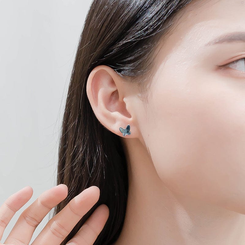 Butterfly Necklace and Earrings in Sterling Silver with Swarovski Crystal & CZ, Gorgeous!、mySite、g9winljtr