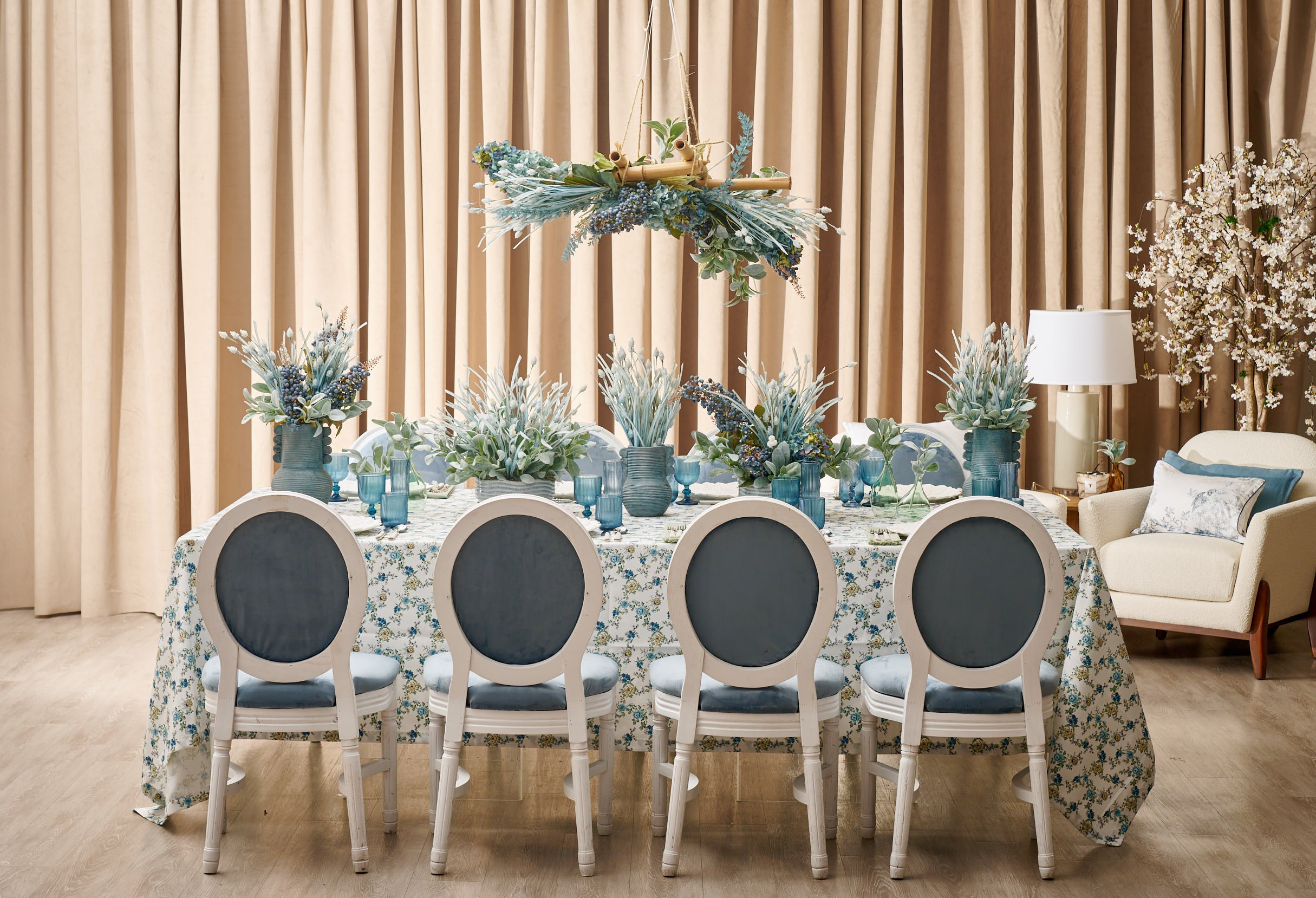  Alma Blue Tablecloth、mySite、elrpsem3k