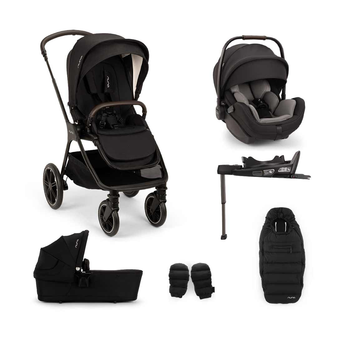  Nuna TRIV LX + ARRA FLEX Travel System - Caviar、mySite、merchandisen