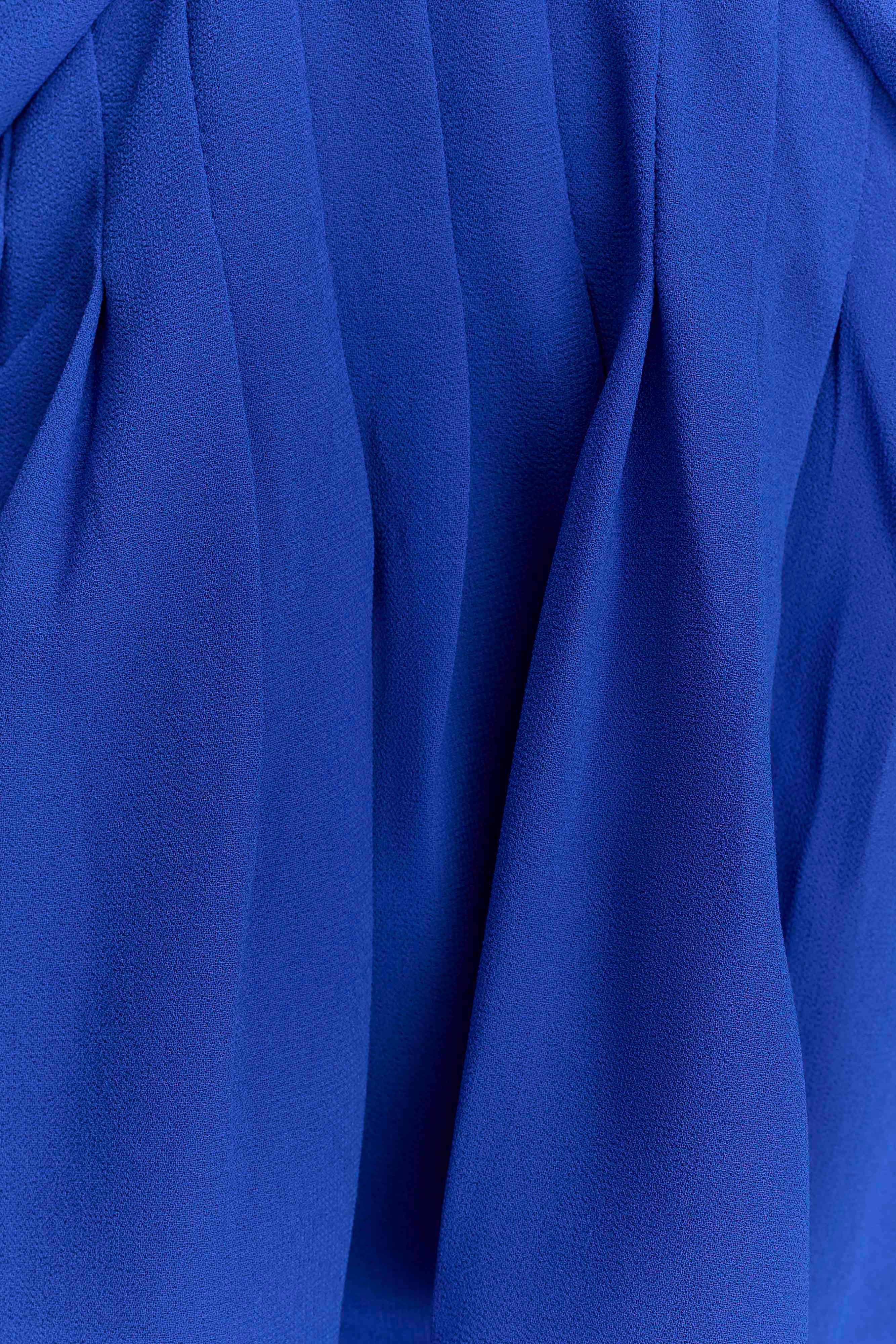 Korra Chiffon Halter Top - Cobalt Blue、mySite、solidvoid