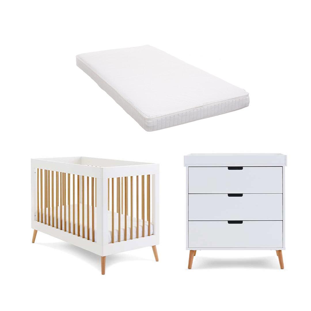  Obaby Maya Mini 2 Piece Room Set - White + Natural、mySite、merchandisen
