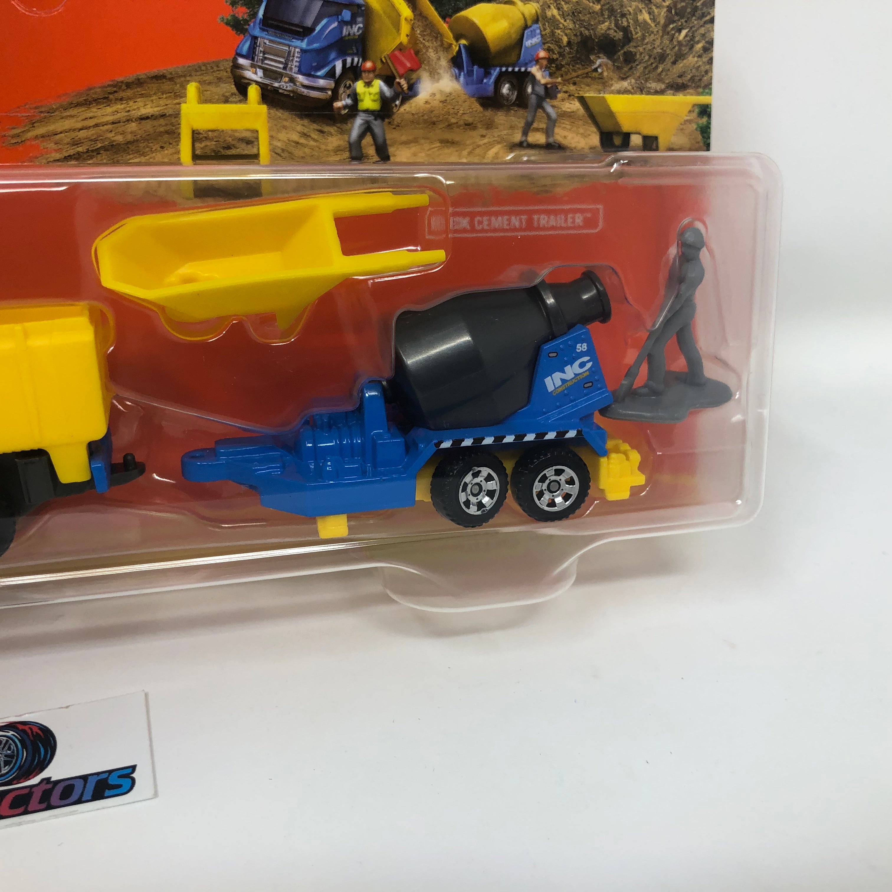 Construction Set with GREY Mixer * Matchbox Hitch & Haul、mySite、hgirdovlk