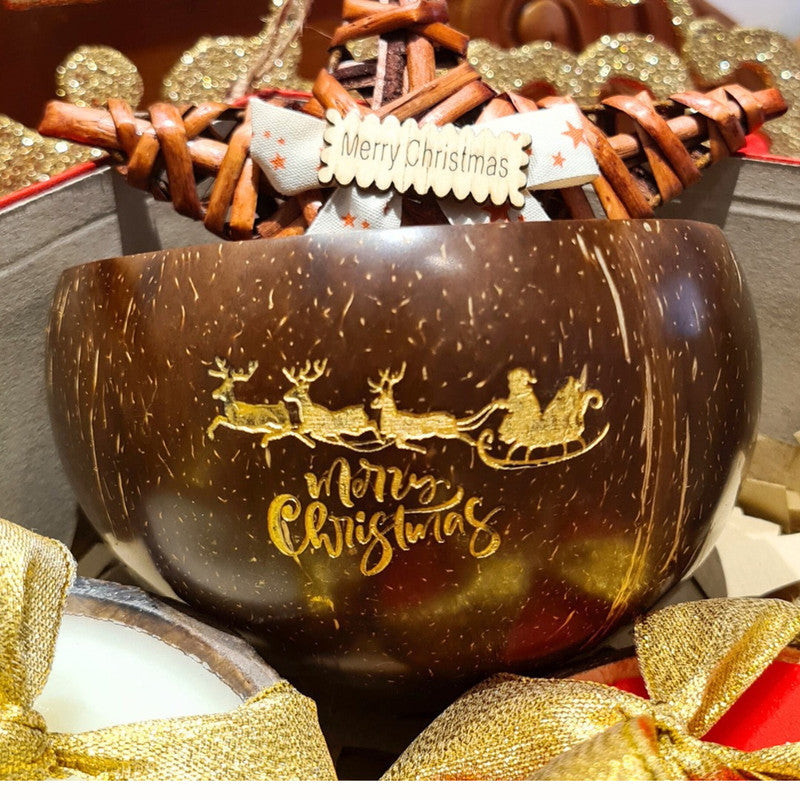 Christmas Gifts | Coconut Bowl | Brown | 500 ml、mySite、camillekostekn
