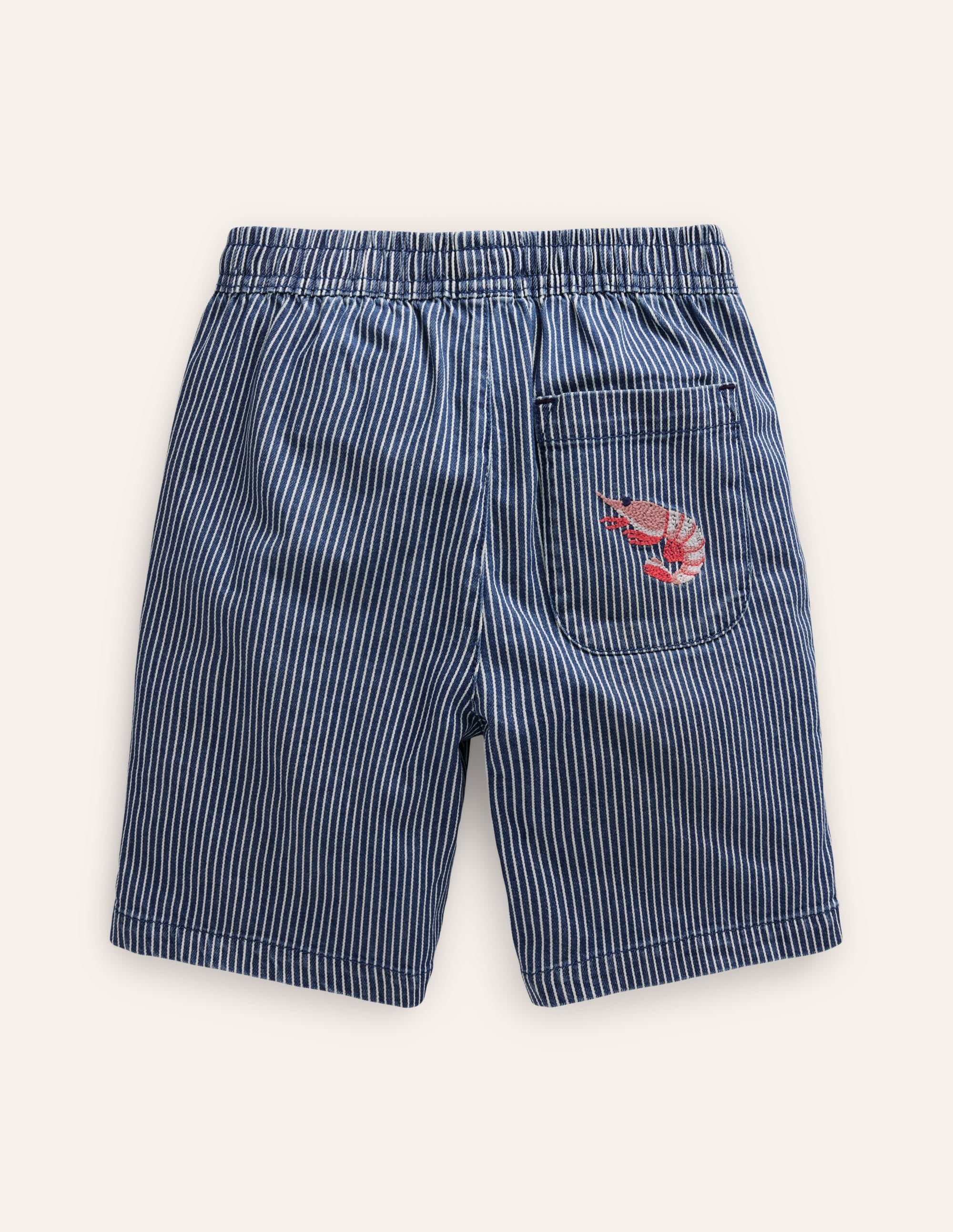  Superstitch Shorts-Blue / Ecru Ticking Stripe、mySite、ashleygrahame