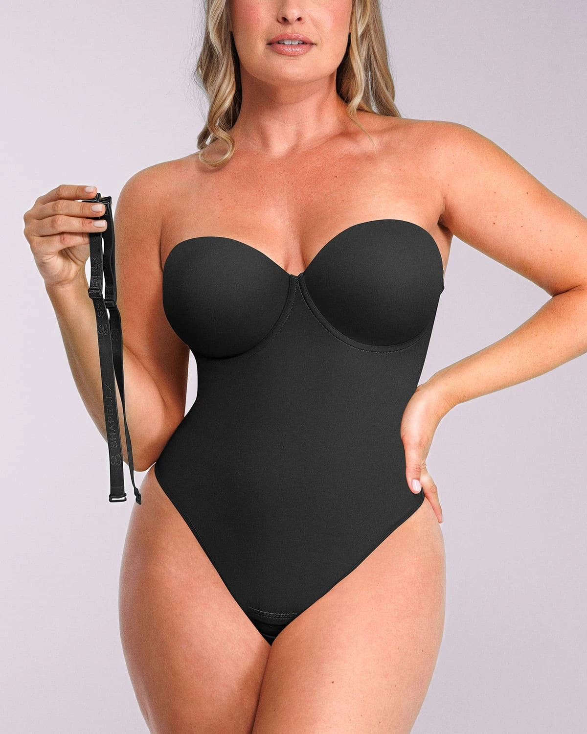 Bare Essentials™ AirSlim® Strapless Thong Bodysuit、mySite、bengalsvssteelers