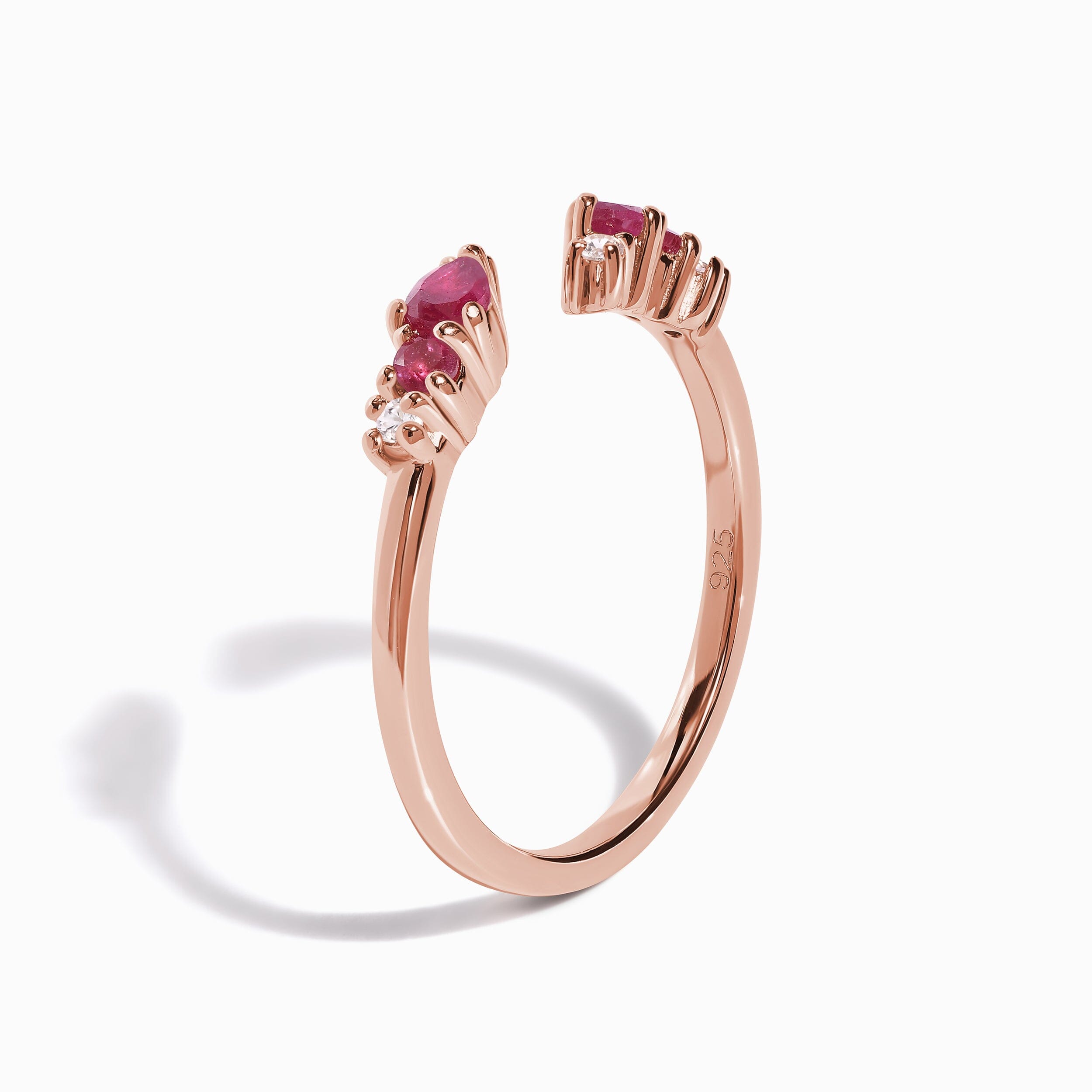 Adjustable Ruby Ring Flourish - July Birthstone、mySite、hinf8tx79